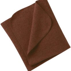 Babyfilt ullfleece – 100% ekologisk merinoull Cinnamon, Engel