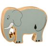 Handgjord Elefant av trä, Lanka Kade