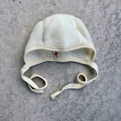 Babymössa ullfleece – 100% ekologisk merinoull Naturvit, Engel