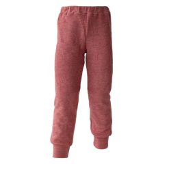 Byxa ullfrotté – 100% ekologisk merinoull, Rusty Rose, Engel