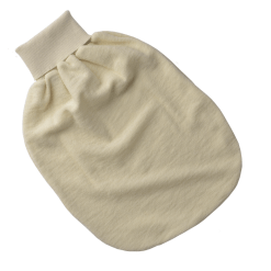 Romper Pouch merinoullfrotté – 100% ekologiskull Natur, Engel