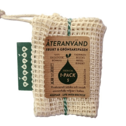 Nätpåse i ekologisk GOTS bomull - 1 pack Small